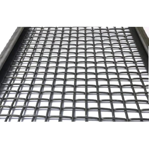 High Precision Spring Steel Woven Wire Mesh Screen For Mining Industries