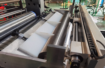 150×150mm Paper Window Patching Machine Corner V Cutting Creasing