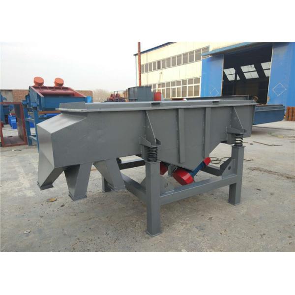 Blasting Shot Rectangular Vibrating Screen Machine With Twin Vibrating Motors