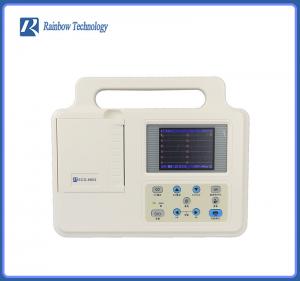 Cheap 12 Channel ECG Waveforms Portable Medical ECG Machine 3.5 Inch ECG Machine With Leads for sale