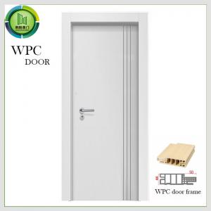 China Sound Insulation Interior Painting WPC Door 2050mm Length Bedroom Use on sale