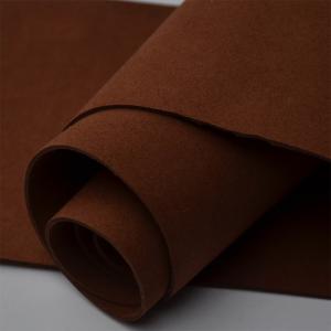 Cheap 1.0mm Anti Mildew Double Sided Fleece Fabric Microfiber Vegan Leather For Bags for sale