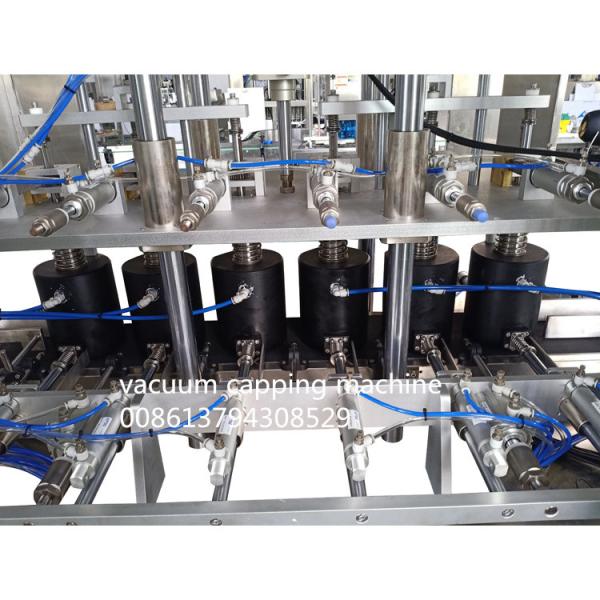 Glass Bottle Jar Vacuum Capping Machine For Food Sauce Jam