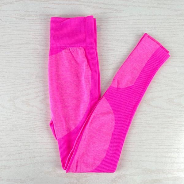 Women Seamless Black High Waist Fitness Pants Recycled Plastic Leggings