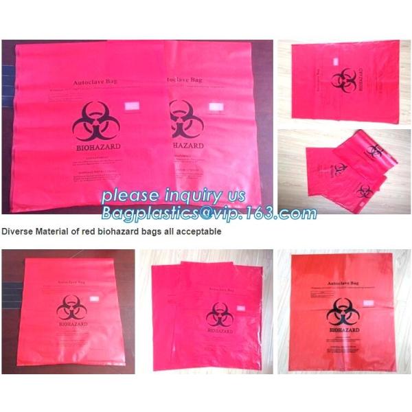 Bio Hazard Tote Bags,Stick-on Red Bio Hazard Waste Bags 6" x 6" 200/Bx,Shop Bio Hazard Shoulder bags online bagease pack