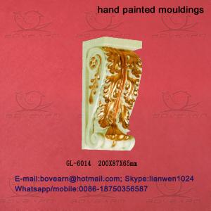 Cheap ecorative Polyurethane (PU) Exotic Corbels/PU Foam Cornice Mouldings/PU Caving mouldings F for sale
