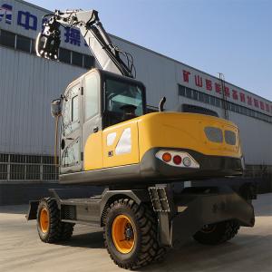 China Earthwork Projects Hydraulic Shovel Digger Wheeled Construction Equipment Excavator on sale