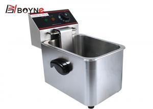 China 4L Electric Single Tank Open Fryer For Snack Bars Parties on sale