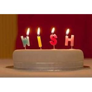 Cheap Decorative Letter Shaped Birthday Candles , Alphabet Birthday Cake Candles for sale