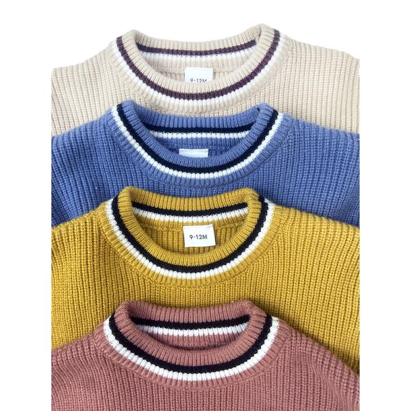 Unisex 2 Pieces Set Ribbed Knit Sweater Infant New Born Newborn Clothes Baby Girl & Boys' Clothing sets for Winter