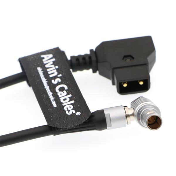 Alvin's Cables Power Cable for Teradek Bolt 500 2 Pin Rotate 180 Right Angle Male to D TAP