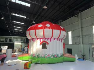 China 5m Diameter Commercial Jumping Castle Inflatable Bounce House Rental Mushroom on sale
