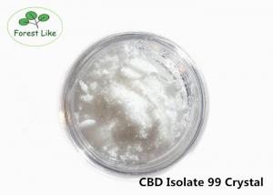 China White Natural Herbal Extract Powder / CBD Isolate 99 Crystal Water Soluble on sale