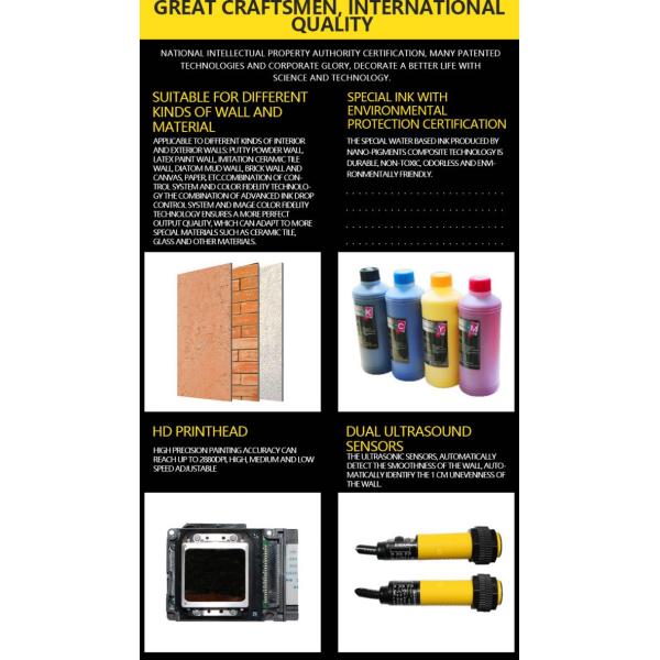 Odm 3d Effect Silent Direct Wall Printing Machine