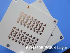 Cheap 4 Layer High Frequency PCB On 6.6 Mil RO4350B and 10 Mil RO4350B for Radar System for sale