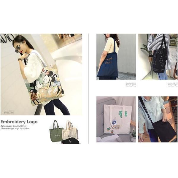 Custom silk screen printed Cotton material handle style blank natural cotton canvas bag without logo bagplastics bagease