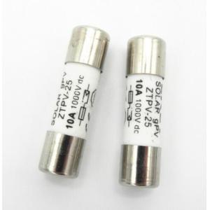 China DC Fuse 10/12/15/20A 1000V DC Fusible 10x38mm gPV Solar PV Fuse for System Protection BX0234 on sale