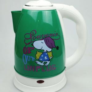 Cheap Green Metal Electric Tea Kettle Seamless Welding High Thermal Efficiency for sale