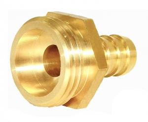 Cheap 1/2 Barb X 3/4 Male Garden Hose Quick Connect , OEM Brass Hose Fittings for sale