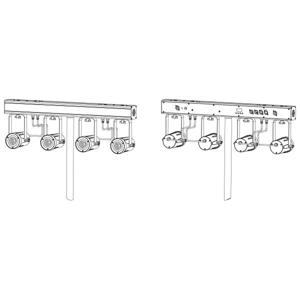 100 Watt Narrow Beam Stage LED Effect Light