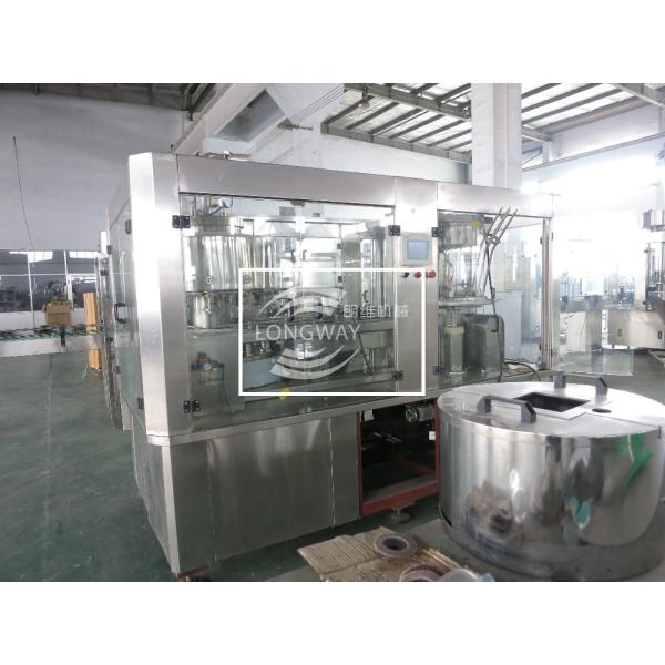 Perfectly Tin can Rotary juice bottling filling machine