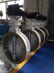 Soft Seated API609 Butterfly Valve Double Centric , Atex Short Pattern Wafer Lug