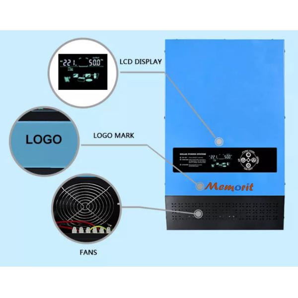4KW Hybrid Solar Inverter Single Phase 120V 240V With LCD Screen