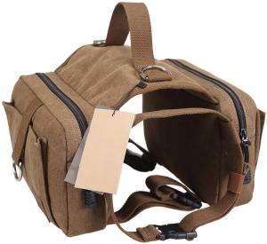 Cheap  				Dog Pack Hound Travel Camping Hiking Backpack Saddle Bag Rucksack for Medium & Large Dog Bag 	         for sale
