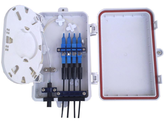 FTTH Fiber Distribution Box , Custom 6 Port Terminal Box