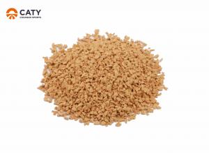 China Anti Slip Recycled Rubber Granules Khaki Color For Sports Area on sale