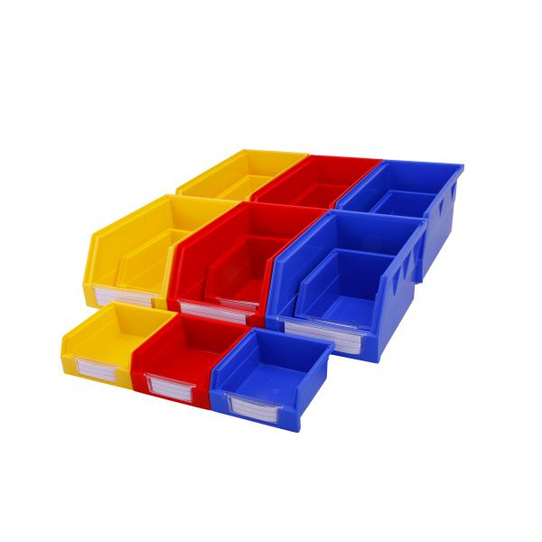 Stackable Solid Box Medicine Storage Plastic Shelf Bin for Warehouse Tool Management