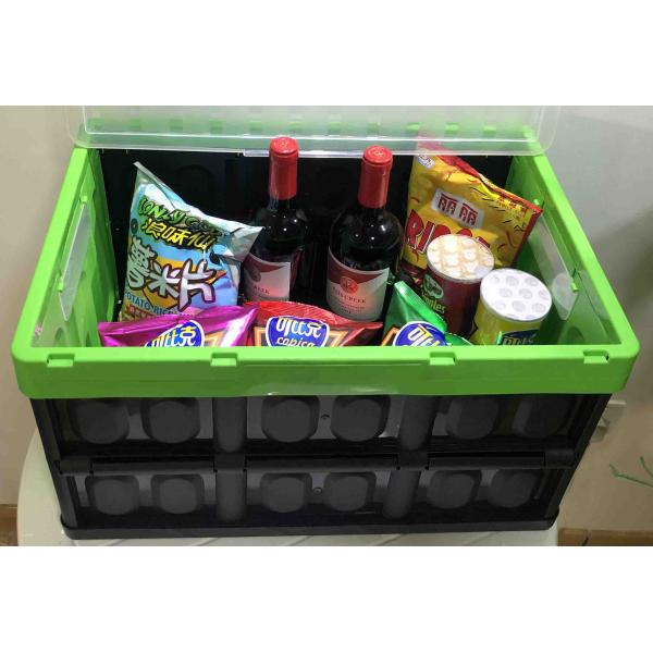 ISO Stacking Plastic Storage Crates Customized PP Plastic Box Foldable