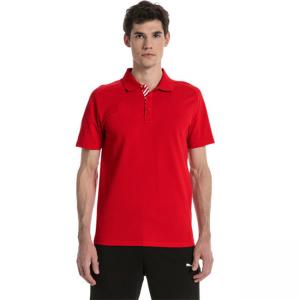 China Short Sleeve Cotton Knit Company Logo Polo Shirts At Right Chest And Left Chest on sale