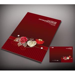 Buy cheap Red color invitation card printing, white art card paper printing quality card, from wholesalers