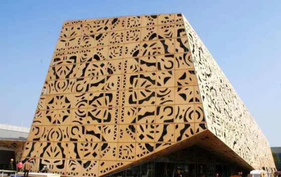 Customized Pattern Laser Cut Panel Metal PVDF Perforated Laser Wall Panel