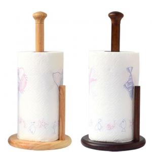 China Solid Wood OEM Tissue Paper Roll Holder Kitchen on sale