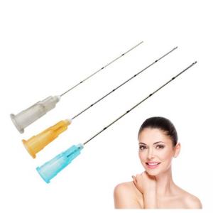 China 21g 50mm 70mm Blunt Cannula Needle Blunt Cannula Needle Injectable Fillers on sale
