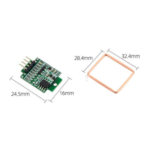 D5-WE-UH-00 ID Card Reader Module RFID Reader 125kHz Fingerprint ID Module Access Control Reader Head UID Reading USB Interface