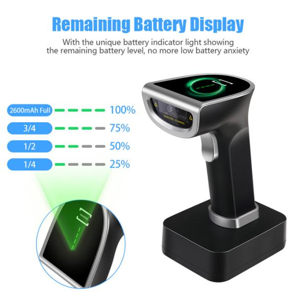 COMS 2D Barcode Scanenr Android Qr Bar Code Reader With Chanrging Cradle
