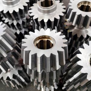 Cheap 7 Module Miter Straight Bevel Gears With Internal Splines for sale