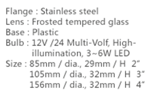 recessed dome light