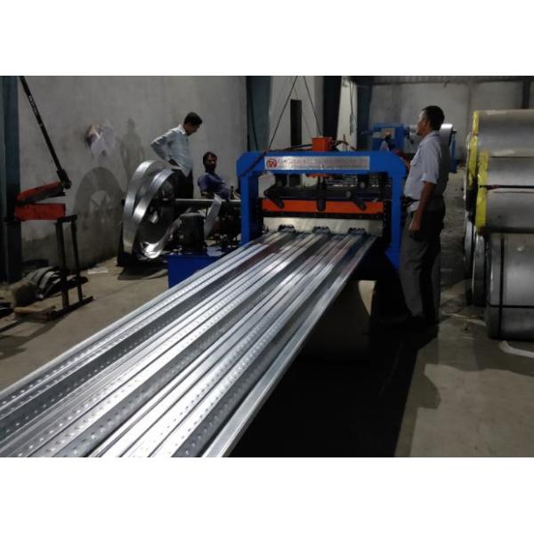 2 Sizes In 1 Floor Deck Roll Forming Machine 1220/1250mm Width 1.5mm Thickness