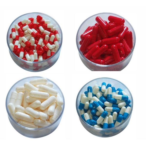 Quality Medical Empty Gel Capsules Size 1 / 2 Gelatin Capsules For Food Supplement wholesale
