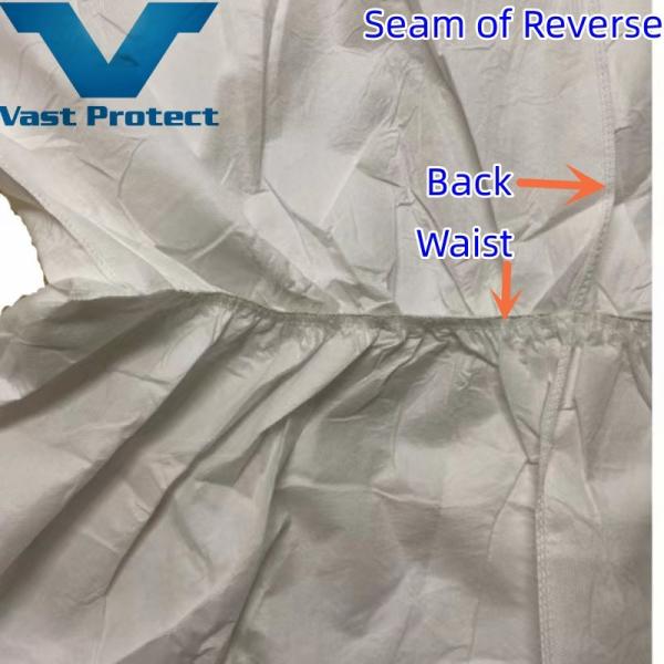Soft Microporous Protective Coverall Dust and Splash Proof Advantage Two Years Guarantee Period