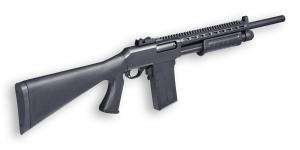 China 3.9kg Black Tactical Shotgun Long Shot Gun 18.5in on sale