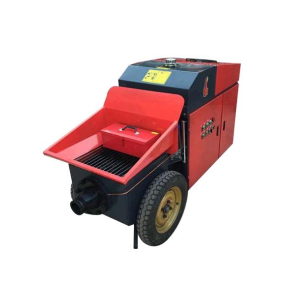 Construction 15Kw Mobile Concrete Pump For Fine Aggregate