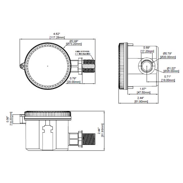 ON / OFF Function Indoor Light Motion Sensor Easy Installation MC054V RC 2 Series with dimming function