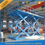 8T Electrical Hydraulic Scissor Heavy Duty Lift Tables Elevating Platform With