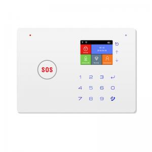 China 2.4 TFT WIFI GSM Home Alarm System Motion Sensor Burglar Alarm on sale
