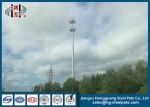China Polygonal Telecommunication Monopole Antenna Towers With Hot Dip Galvanized on sale
